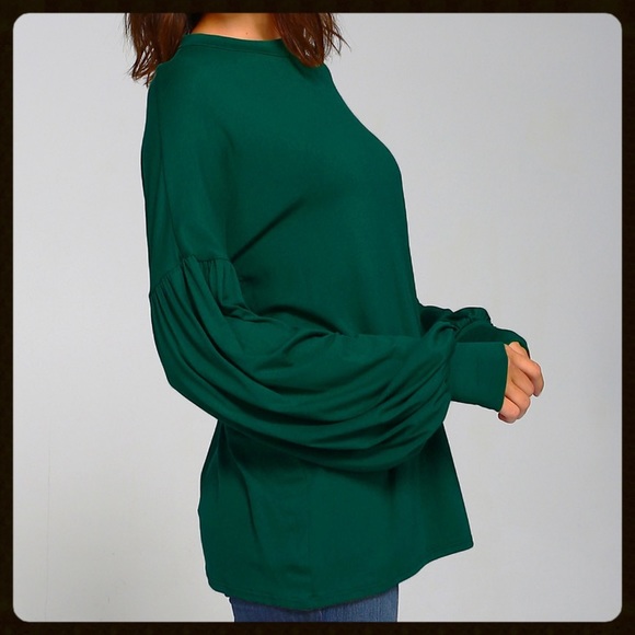 ✨BNWT JERSEY BALLOON BLOUSE✨ - Picture 5 of 6